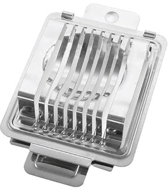 Eierschneider, lebensmittelechtes Metall, multifunktionaler Eierschneider aus , robuster Eierschneider, Würfelschneider für hart gekochte Eier, , Pilze und weiche Früchte