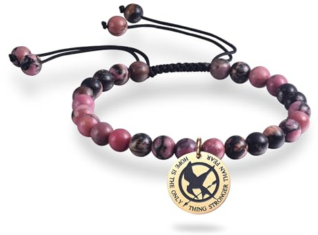 Melix Home Hunger Merch Games Mockingjay Armband Geschenke für Teenager Mädchen Tochter Frauen Geburtstagsgeschenk Armbänder