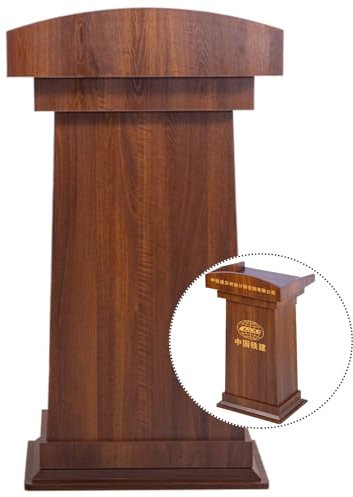 LXBAMKEA Rednerpult Mit Schublade, Rednerpultständer Aus Holz, Kirchenkanzel, Vorlesung, Hochzeit, Klassenzimmer, Pressekonferenz Professionelles Rednerpult(Custom)