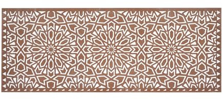 Großes Wandbild Lune handgefertigt aus Holz in Natur 152 cm Dekoration