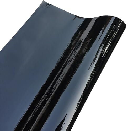 JOEEYKO 80cm x 150cm Gloss Black Car Vinyl Wrap, Bubble Free Waterproof Adhesive Vinyl Film Sticker Decal Car Wrap Film