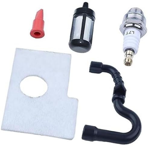 MEXWLOP Tubo flessibile del carburante del gas Filtro dell'aria Sfiato del serbatoio, for STIHL, 017 018 MS170 MS180 MS 180 170 Motosega a benzina 11301240800 11303587700 Filtro di manutenzione del to