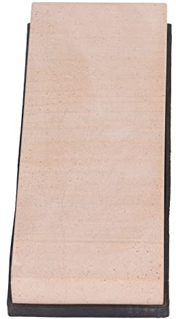 Cryfokt Pietra per Affilare i Coltelli per Uso Domestico con Base Antiscivolo, Pietra per Affilare Bagnata, Elevata Durezza per Varie Lame (Topazio grana 1000)
