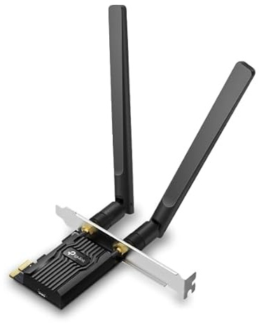 TP-Link Archer TX10E PCIe Adattatore WiFi 6 AX900Mbps, Scheda di Rete per PC Fisso con Bluetooth 5.3, MU-MIMO, OFDMA, WPA3, Doppia Antenna, Supporta Windows 10/11
