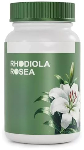 Rhodiola Rosea – Adattogeno Della Radice D'oro - Supporto Allo Stress - Energia, Concentrazione E Prestazioni - Non OGM