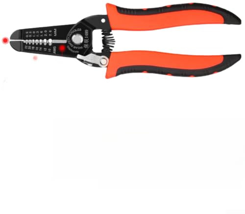 Pinza spelafili, pinza per elettricisti, multiuso, multiuso, professionale, per tagliare cavi (B)
