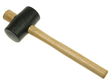 Faithfull FAIRMB3 Black Rubber Mallet 76 mm (3in)