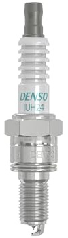 Candela di accensione DENSO IUH24, ricambio di qualità OE | Candela di accensione di qualità OE, prestazioni di accensione affidabili, montaggio preciso, progettata e prodotta da DENSO