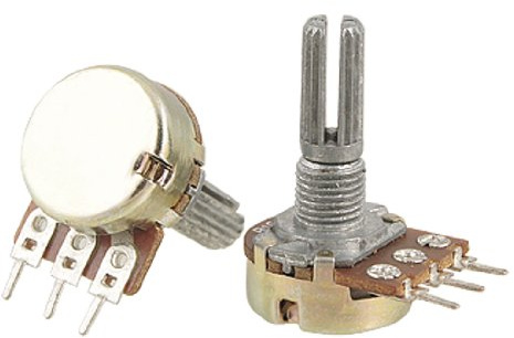sourcing map Lot de 2 B10 K 10 K ohm Simple linéaire Taper potentiomètres Ratory