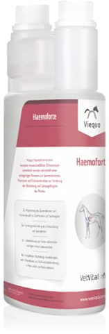 VetVital Viequo Haemoforte | 1000 ml | Ergänzungsfuttermittel für Pferde | Zur Unterstützung des Spurenelement- und Vitaminbedarfs bei Zuchtstuten und Deckhengsten