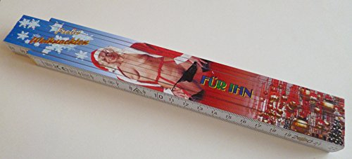 Zollstock/Meterstab 2m - Erotik - Frohe Weihnachten für Ihn