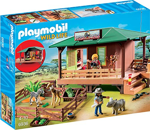 PLAYMOBIL 6936 Rangerstation mit Tieraufzucht, Normalverpackung