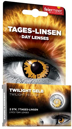 One Week Motiv Kontaktlinsen Twilight | Gelb (w48)