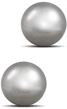 Cestari Whiskey Ball - Reusable Stainless Steel Ice Spheres - Chill Your Scotch, Vodka, Wine - Ice Cube Metal Whiskey Stones - Drink Coolers Gift - Set of 2