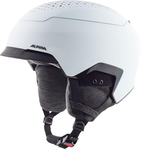 ALPINA Unisex - Vuxna, GEMS Skidhjälm, white matt, 55-59 cm