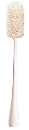 1 stück Flaschenbürste für Glasflaschen Flaschenreiniger,Reinigungsbürste Reinigung Flaschenreiniger für Glaskaraffe,Trinkflaschen,Babyflaschen,Sodaflaschen,Sport-Wasserbecher Weiss