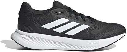 adidas Runfalcon 5 Wide Running Shoes, Zapatillas para Correr Mujer, Core Black Cloud White Core Black, 40 2/3 EU