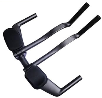 tt Handauflage Griff Verlängerung Bar Lenker Straße Fahrrad Carbon Faser Fahrrad Rest TT Lenker Clip auf Bars Lenker Verlängerung Triathlon Aerobars Fahrräder Radfahren Teile (Color : 440mm Set)