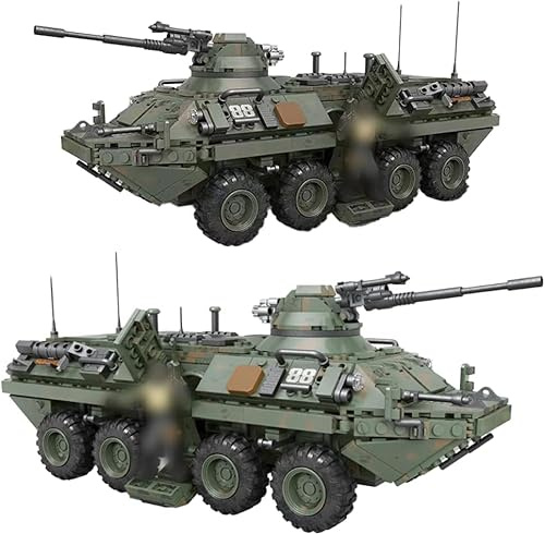 KeKeDuo Technik Panzer Bausteine, 1512 Klemmbausteine Militär IFV Panzerkampfwagen Modellbausatz Bauset Kompatibel mit Andere Marken
