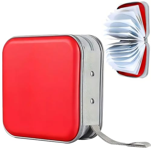 ATEK CD/DVD Storage Wallet, 40-Disc Capacity Hard Shell Disc Case with Zipper for DVDs, Blu-ray and Game Discs, Red, Car, Home and Office
