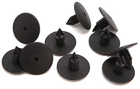 ROYJJ 10pcs Auto Fastener Veicolo Automotive Paraurti Clip di Fermo Rivetti Porta Pannello Fodera per Targa Auto Fibbia Fissa