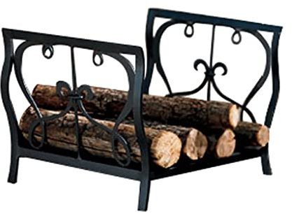 Étagère en bois robuste pour bois de chauffage intérieur/extérieur - Solution de rangement durable pour bûches et petit bois - Accessoire parfait pour bois de chauffage
