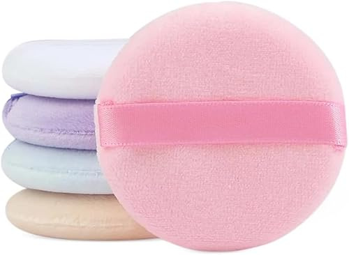 DK Waschbare Make-up-Puderquaste, weicher Gesichts-Make-up-Schwamm, loses Puder, Foundation, Mischschwämme-Set, Beauty-Mixer, 5 Stück