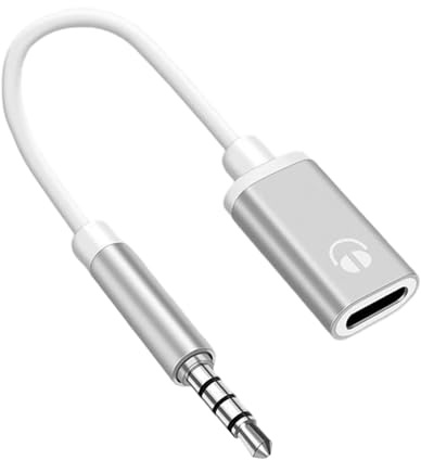 Bexdug USB C Female to 3.5 Mm Male, Type C Converter Headphone Adapter, USB Female to Jack Cable, 3.5mm Converter for Answering Calls