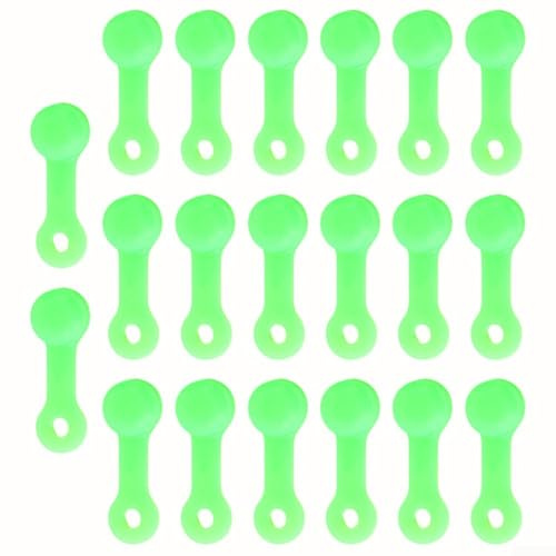 TDCuizent Bicycle Hydraulic Brake Bleed Nipple Cap Rubber Dust Covers for Disc Brake Caliper Bleeder Screws 20 Pack Mixed Colors Fits MTB Road Bike Anti-Aging Material (green)