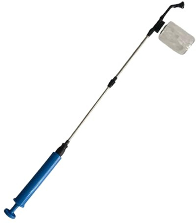 Espolvoreador para Tierra de diatomeas_ | Pulverizador de Polvo 250ML con Mango Telescópico | Para Uso en Interior/Exterior en Tomates, Fresas, Pimientos | Control de Plagas en Jardín