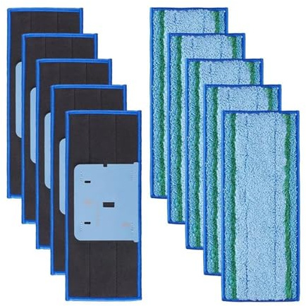 Mop Pad,Compatible for Roomba,Compatible for Braava, Jet M6 Ultimate Robot Mop Washable Microfiber Spare Parts Accessory High Absorbency