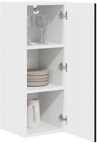 vidaXL Dishwasher Panel Kalmar Black 30 x 31 x 80 cm Engineered Wood