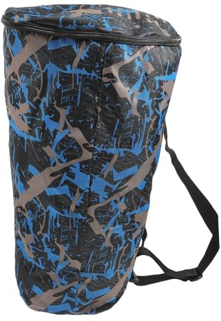 Toddmomy 10 Zoll Djembe Trommel Tasche mit Wasserdichtem Oxford Gewebe Gepolstertem Schutz und Ergonomischem Tragesystem für Musikliebhaber