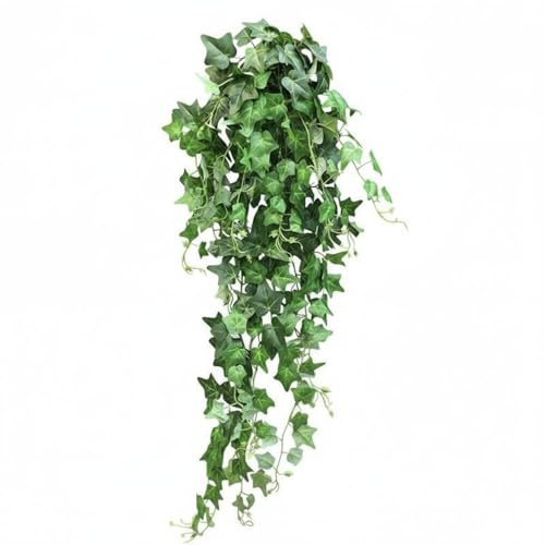 ＡＷＨＡＯ Hiedra Artificial Aspecto Realista Enredadera Artificial sin Riego Hiedra Colgante para Balcón, Verde