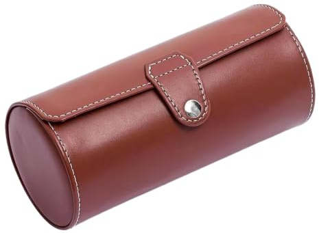 Klockrulle displaybox cylinder resa klocka box | Smyckesorganiseringspåse, bärbar bärväska för hem, studio och resor