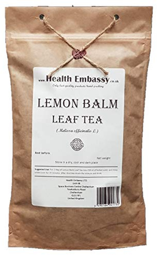 Health Embassy Lemon Balm Leaf | Melissa Officinalis L | Herbal Tea (100g)