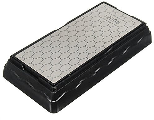 FEVERWORK 600/1200 Grit Double Side Diamond Sharpening Stone Knife Blade Sharpener