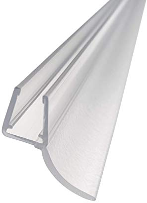 KRISTHAL Streifdichtung mit fester u. schräger Dichtfahne, für 6 und 8 mm Glas, Dichtleiste für Spaltmaß: ca 11-13 mm, 100 cm Länge - Art. 5011 (100 cm Länge)
