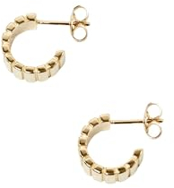 ESPRIT Damen-Creolen 925er Silber One Size, Gelbgold 32024467