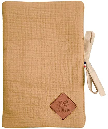 Sevira Kids - Schutzhülle für U-Heft aus Baumwollgaze, Jeanne Made in France