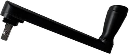 JISADER Gruppo Braccio Maniglia manovella per ombrellone da Patio, Maniglia Staccabile, Accessori universali per ombrellone da Giardino, Nero