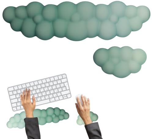 Handgelenkauflage Pad, Handgelenkauflage Tastatur, Handballenauflage Maus, Ellenbogenstützenpolster für den Schreibtisch, Gaming Mousepad für PC Zubehör, Gaming Zimmer, Entspannung der Handgelenke