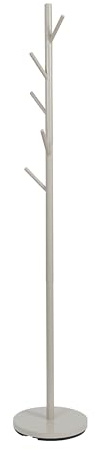 LOVE IT STORE IT Loft Kleiderständer Metall mit 5 Haken, Grau | Moderner Garderobenständer, Ideal für Flur, Schlafzimmer, Büro, 30 x 30 x 170 cm