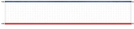 Pool-Volleyballnetz – 4,5 x 91,4 cm, robustes Ersatz-Pool-Volleyballnetz, verstellbare Ersatzteile, Wasserspiele, Zubehör für , Hof, Party, Tennisteiche