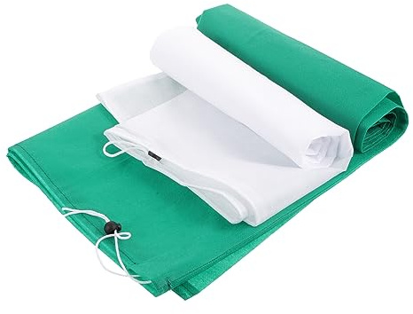 HANABASS 2 Piezas Funda de Protección para Plantas No Tejida para Protección contra Heladas y Frío para Árboles Pequeños Rosales y Macetas y Verde