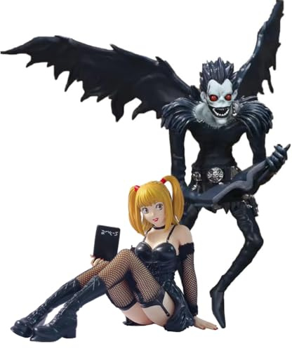 Xinchangda 2 st Misa Amane-figur anime flicka figurstaty Ryuuku actionfigur samlarobjekt PVC-modell hem skrivbord dekoration ornament present