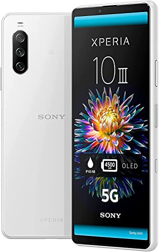 Sony Xperia 10 III 5G - Smartphone 128GB, 6GB RAM, Dual Sim, White (Renewed)