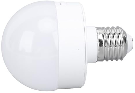 Bombilla Recargable E26 Magnética Regulable con Batería con Control Remoto para Vestíbulo, Bombilla LED RGB para Pasillo