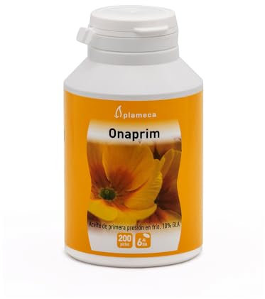 PLAMECA Onaprim Onagra de Primera Presión en Frío, 10% GLA, 200 Perlas