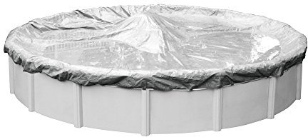 Pool Mate 5512-4 Winter Pool Cover, Heavy-Duty Silver, 12 ft Above Ground Pools